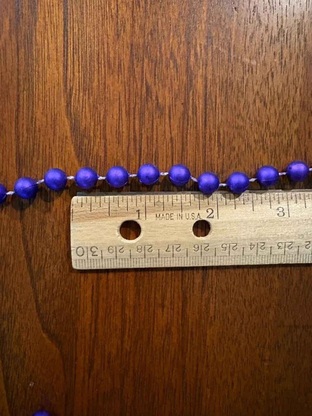 Target brand, 28 feet of beaded purple garland